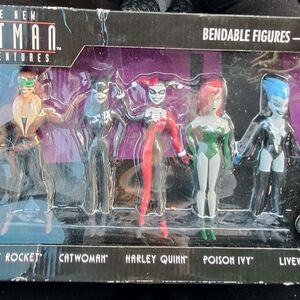 The New Batman Adventures- Bendable Figures Bad Girls Set